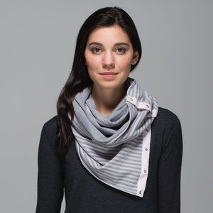 Rare Lululemon Vinyasa Scarf Double Trouble Stripe